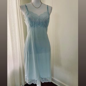 Vintage Powder Blue Slip